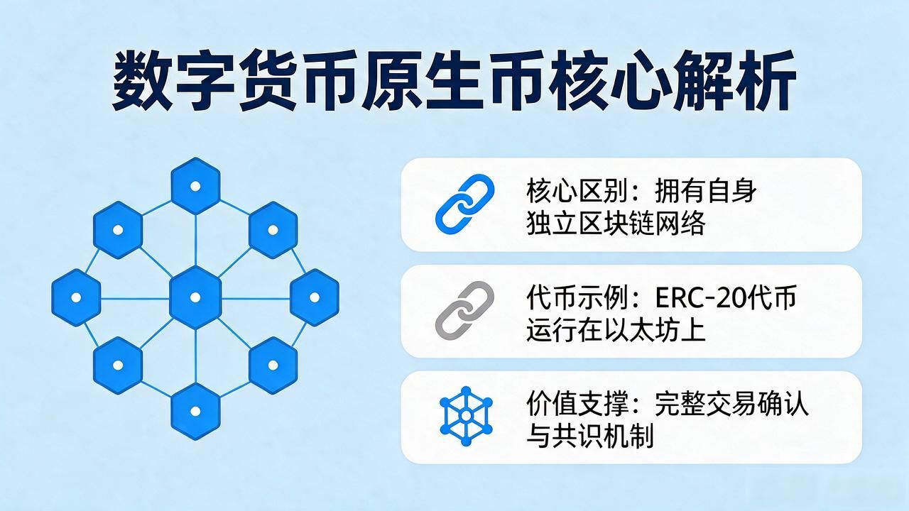 数字货币原生币是什么？一文读懂加密货币的核心资产