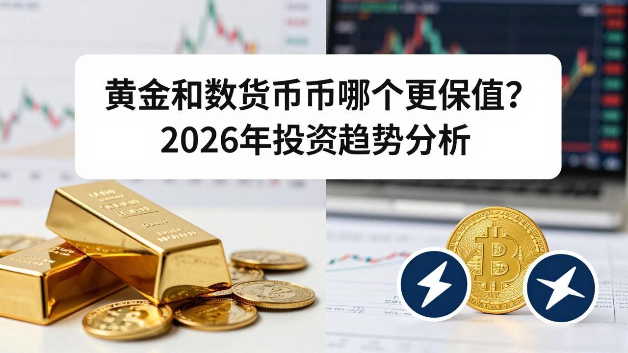 黄金和数字货币哪个更保值？2026年投资趋势分析