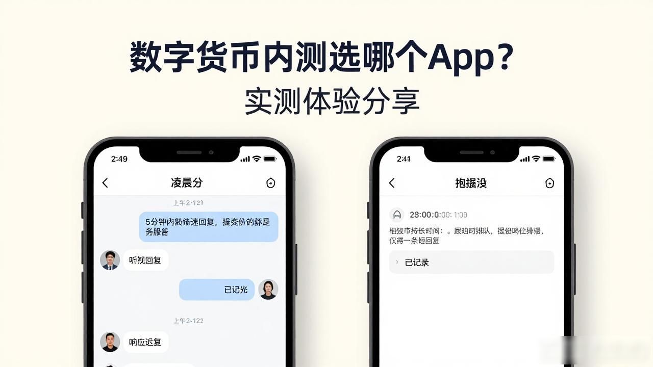 内测期资金安全与客服响应速度_数字货币内测App选择标准_数字货币内测哪个app好用