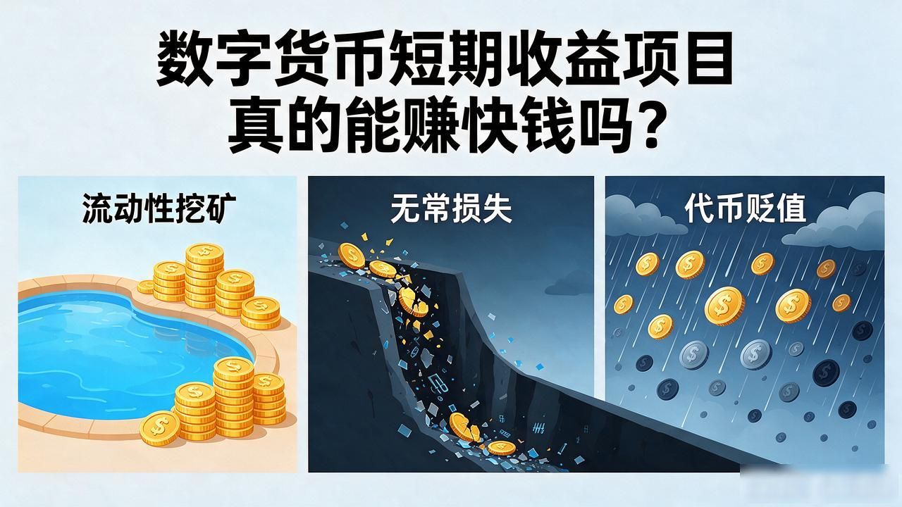 数字货币短期收益项目真的能赚快钱吗？