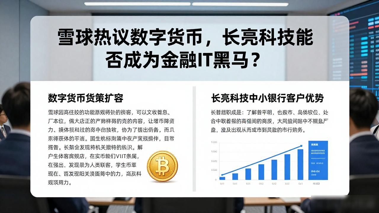 长亮科技数字货币关联_雪球数字货币长亮科技_长亮科技区块链项目落地