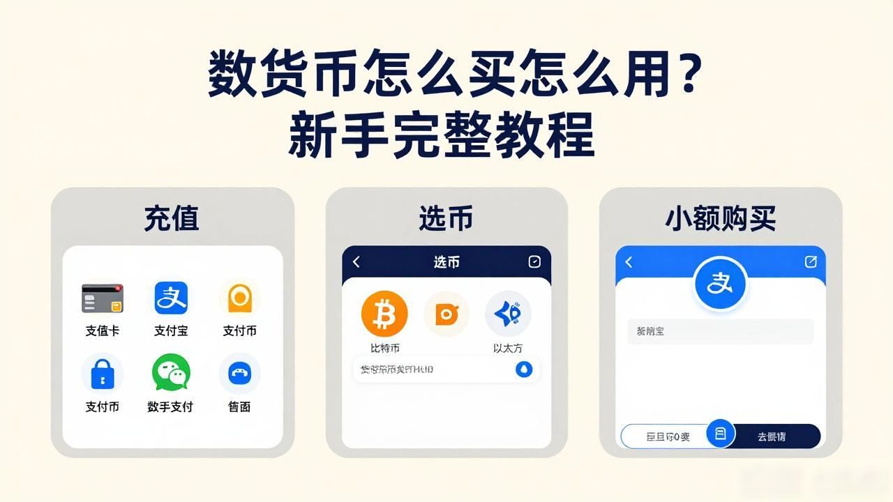 数字货币怎么买怎么用？2026年新手完整教程
