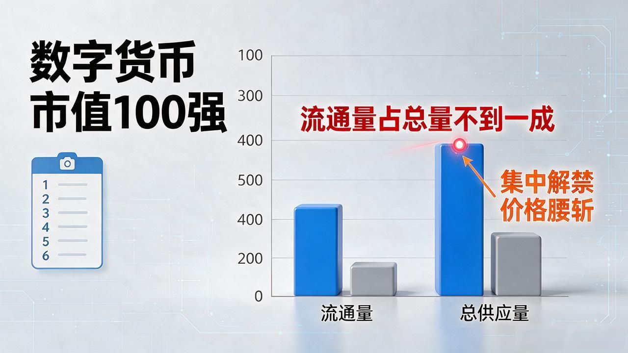 数字货币市值100强，别光看排名，关键盯这三点