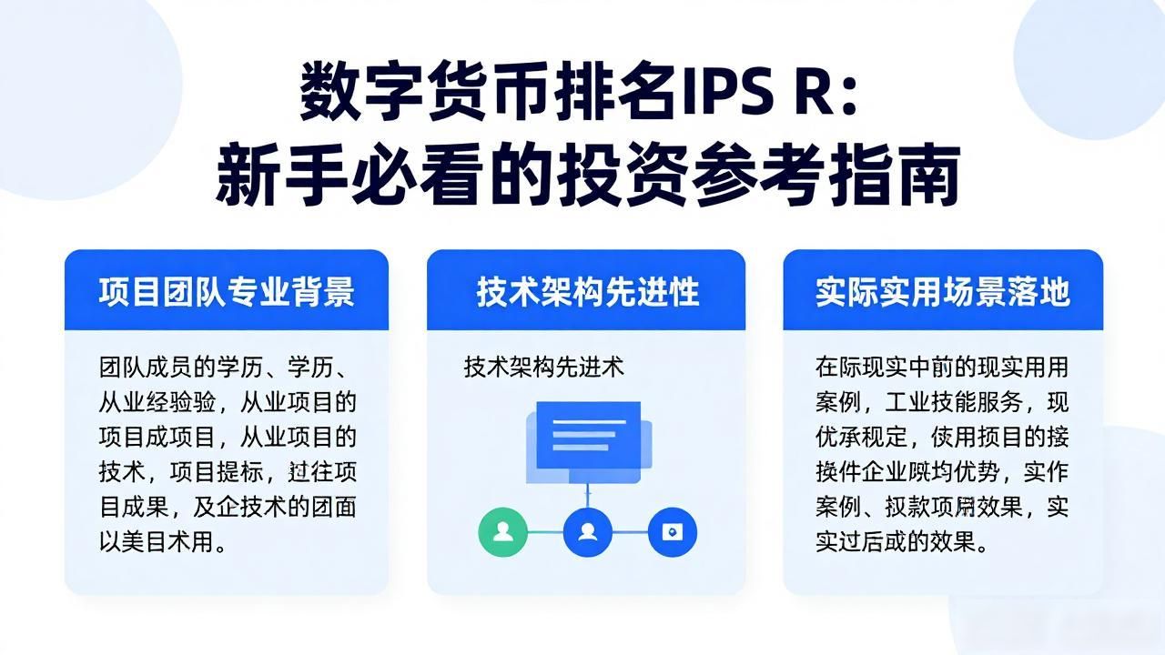 数字货币排名IPS R：新手必看的投资参考指南