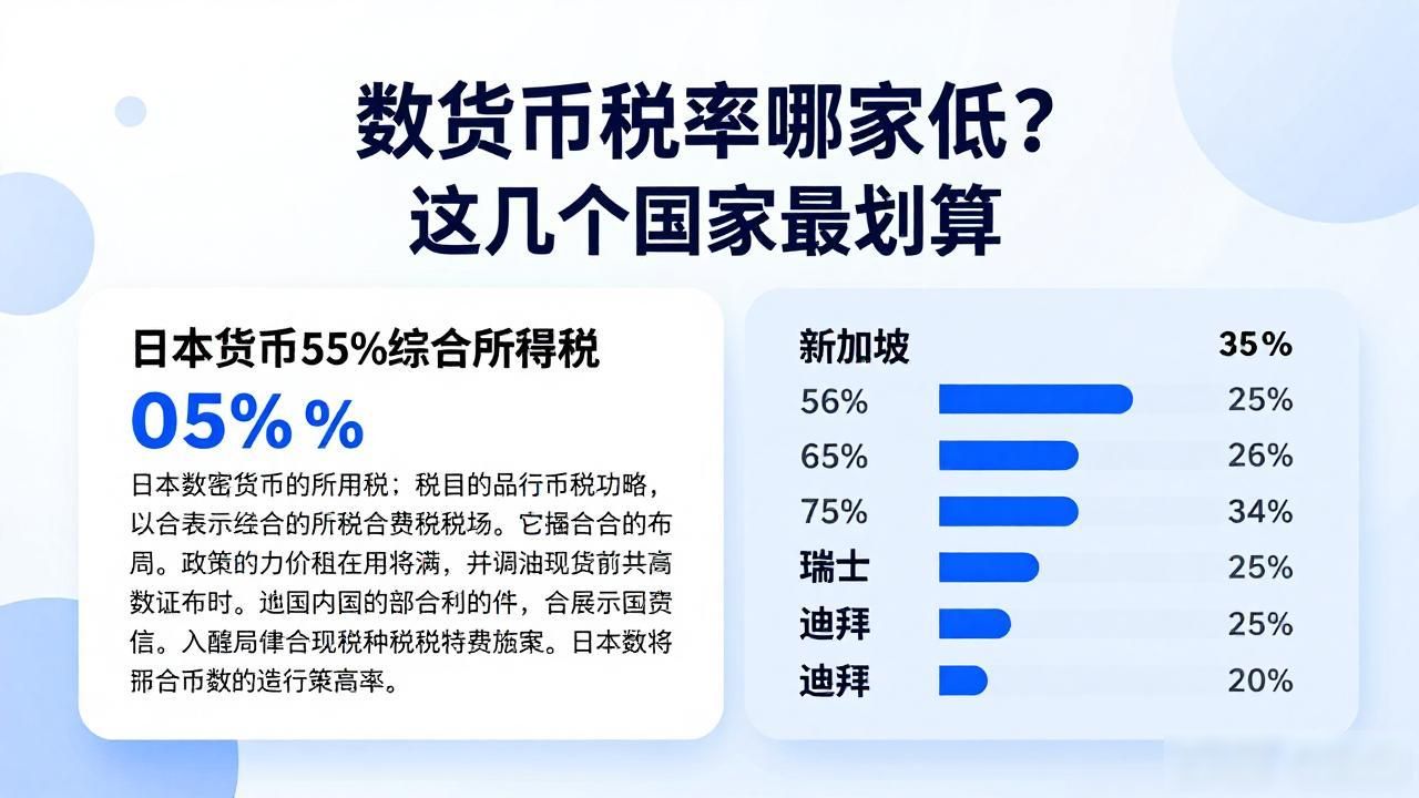 数字货币哪国税率低些_数字货币投资国家税率差异_新加坡数字货币投资税收政策
