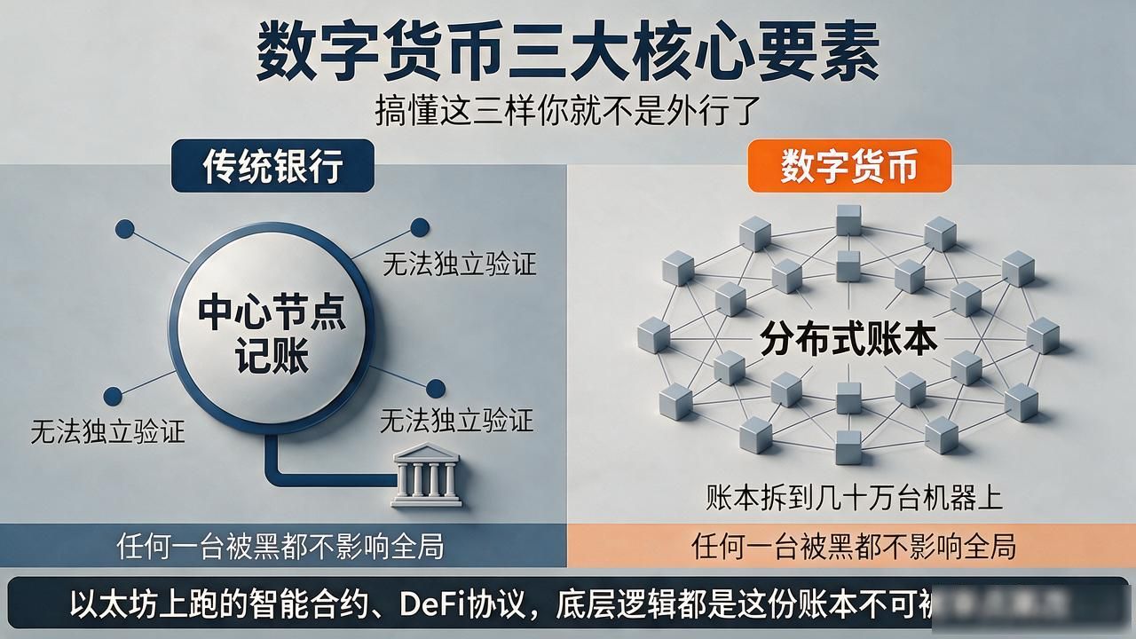数字货币三大核心要素，搞懂这三样你就不是外行了
