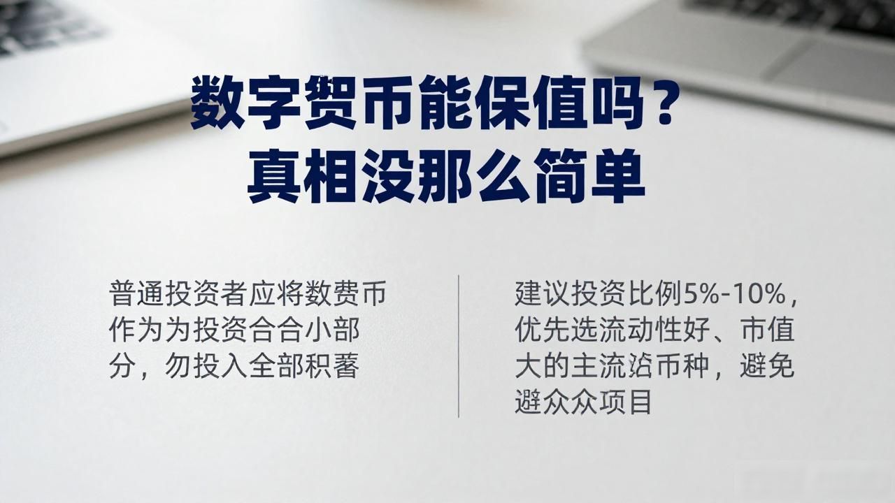 数字货币能保值吗？真相没那么简单