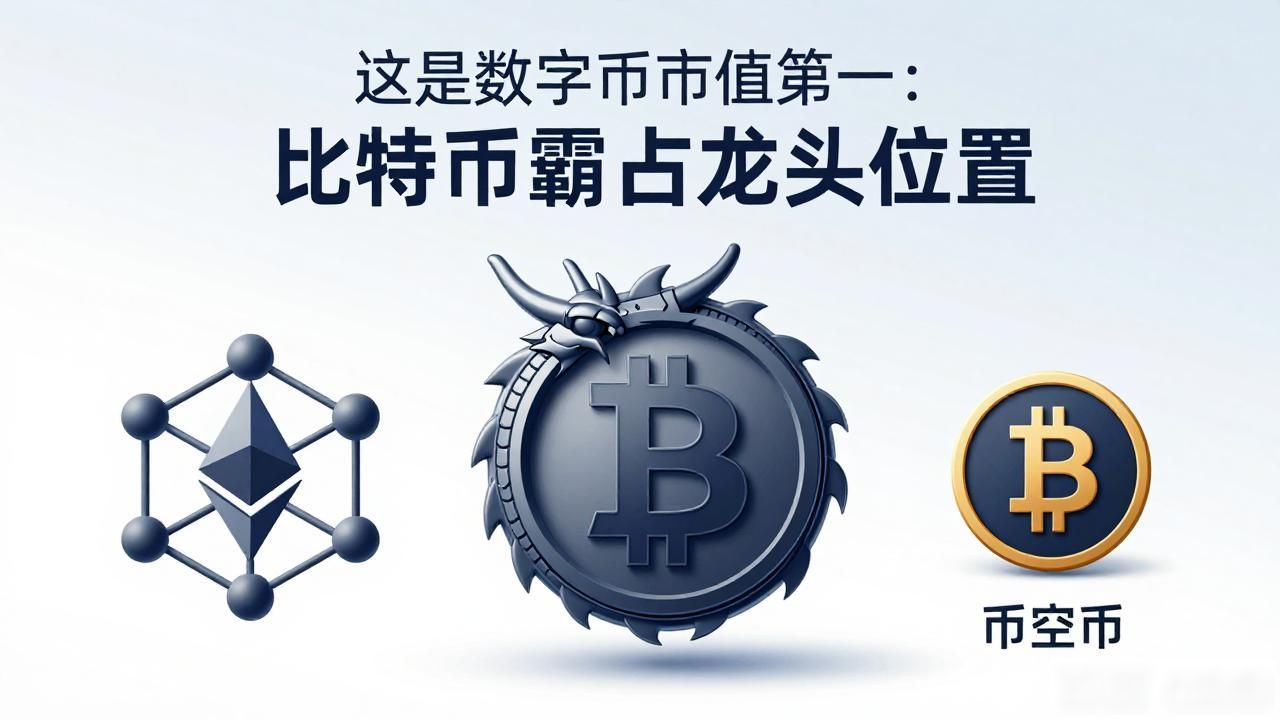 这是数字货币市值第一：比特币霸占龙头位置