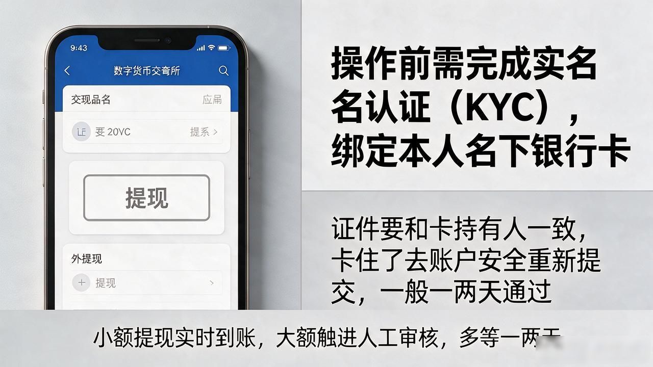 数字货币的钱怎么提出来？交易所到银行卡的完整提现路径