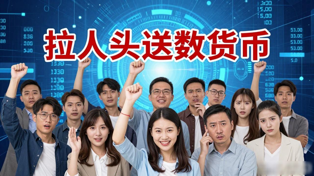 拉人头送数字货币是不是骗局？老传销换了张新马甲继续割