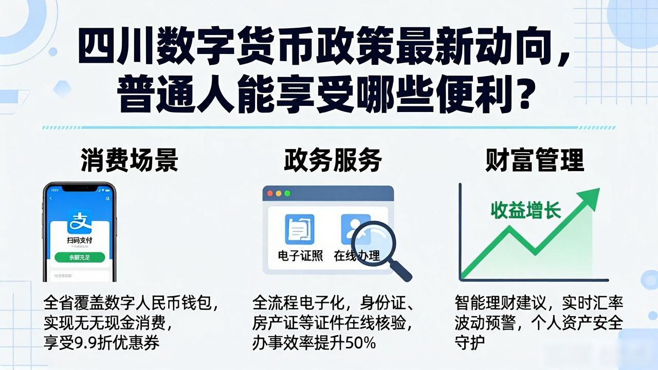 四川数字货币政策最新动向，普通人能享受哪些便利？