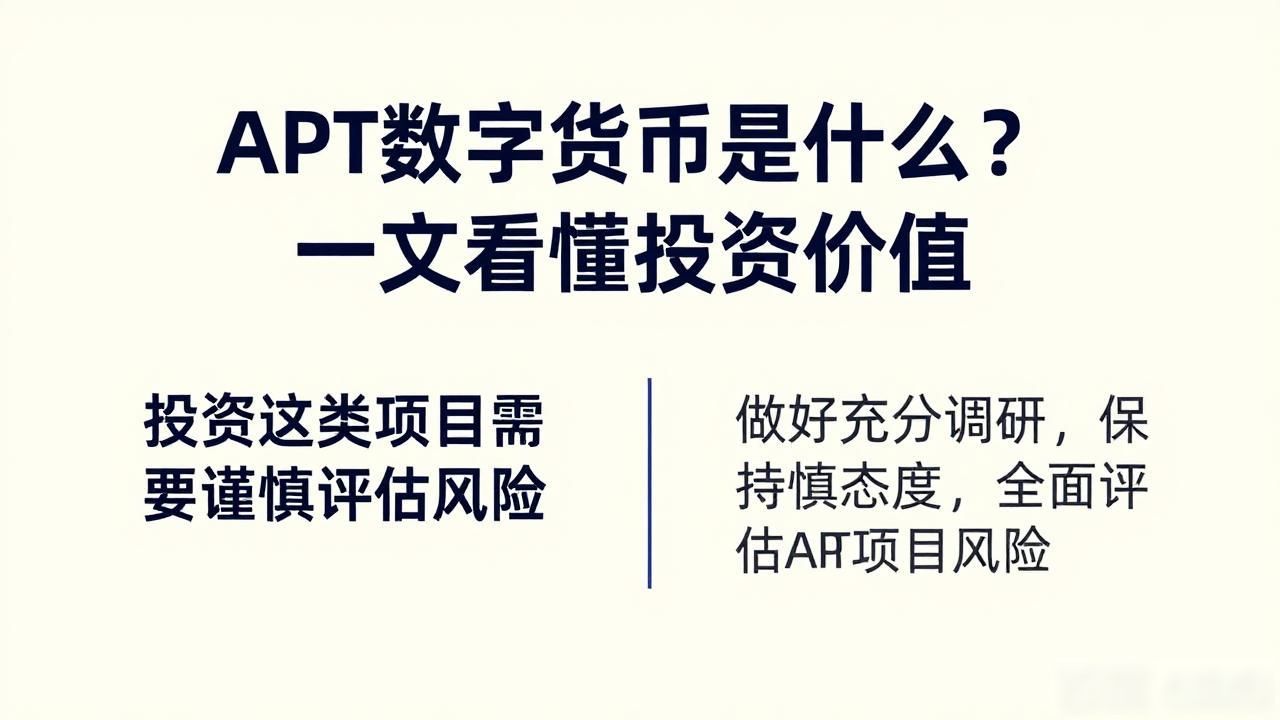 APT数字货币是什么？一文看懂投资价值