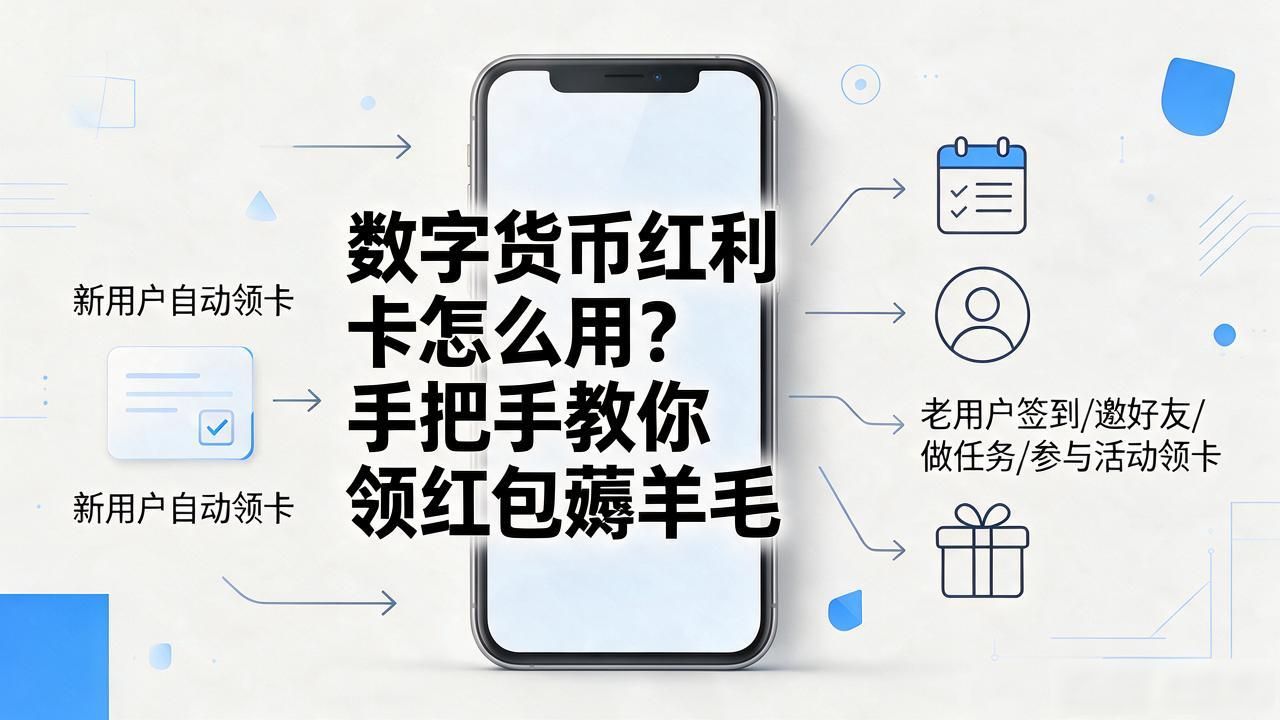 数字货币红利卡怎么用？手把手教你领红包薅羊毛