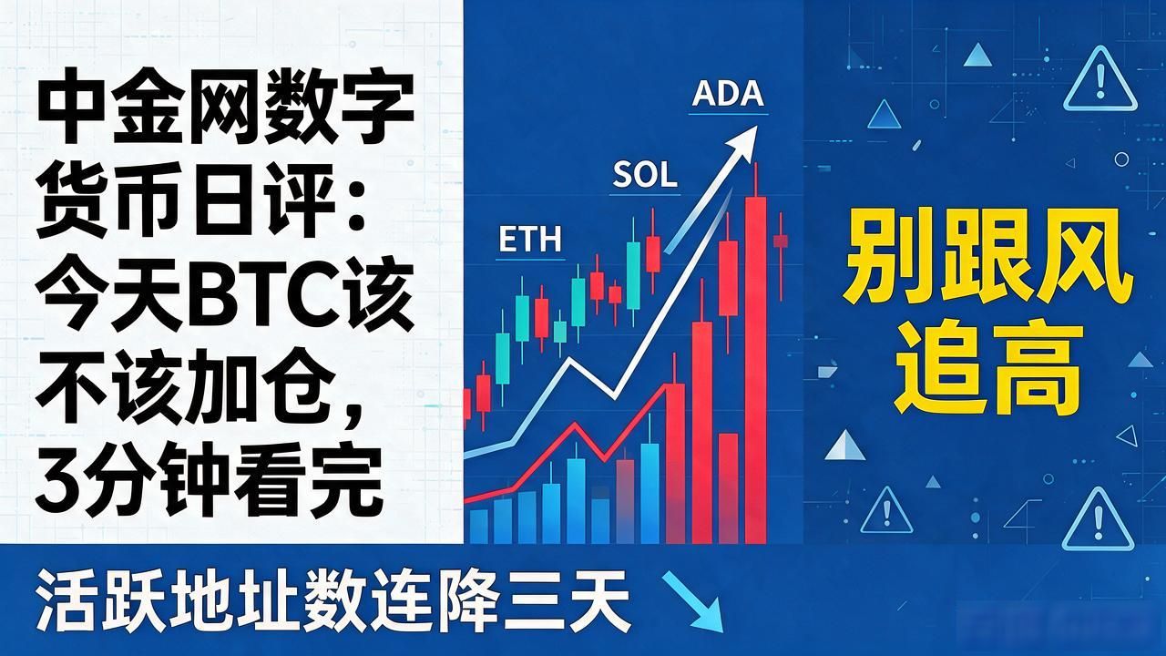 中金网数字货币日评：今天BTC该不该加仓，3分钟看完