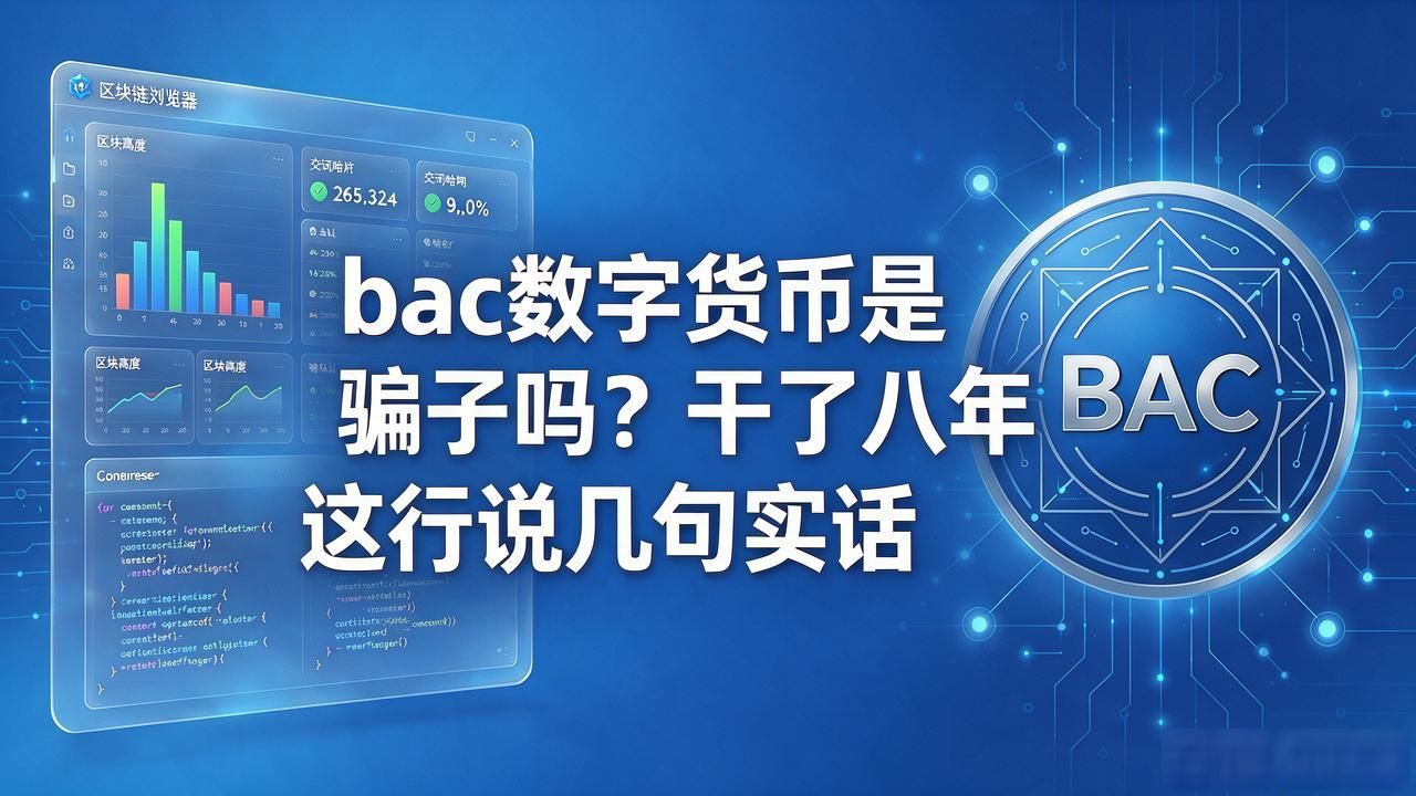 bac数字货币是骗子吗？干了八年这行说几句实话