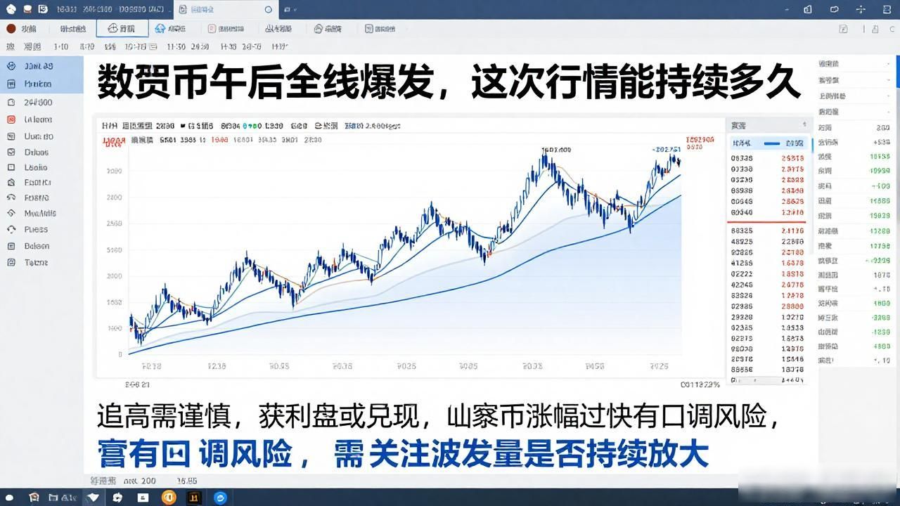 数字货币午后全线爆发，这次行情能持续多久