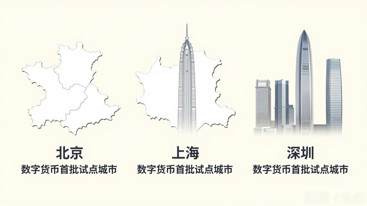 数字货币试点地图公布，这些城市已开通
