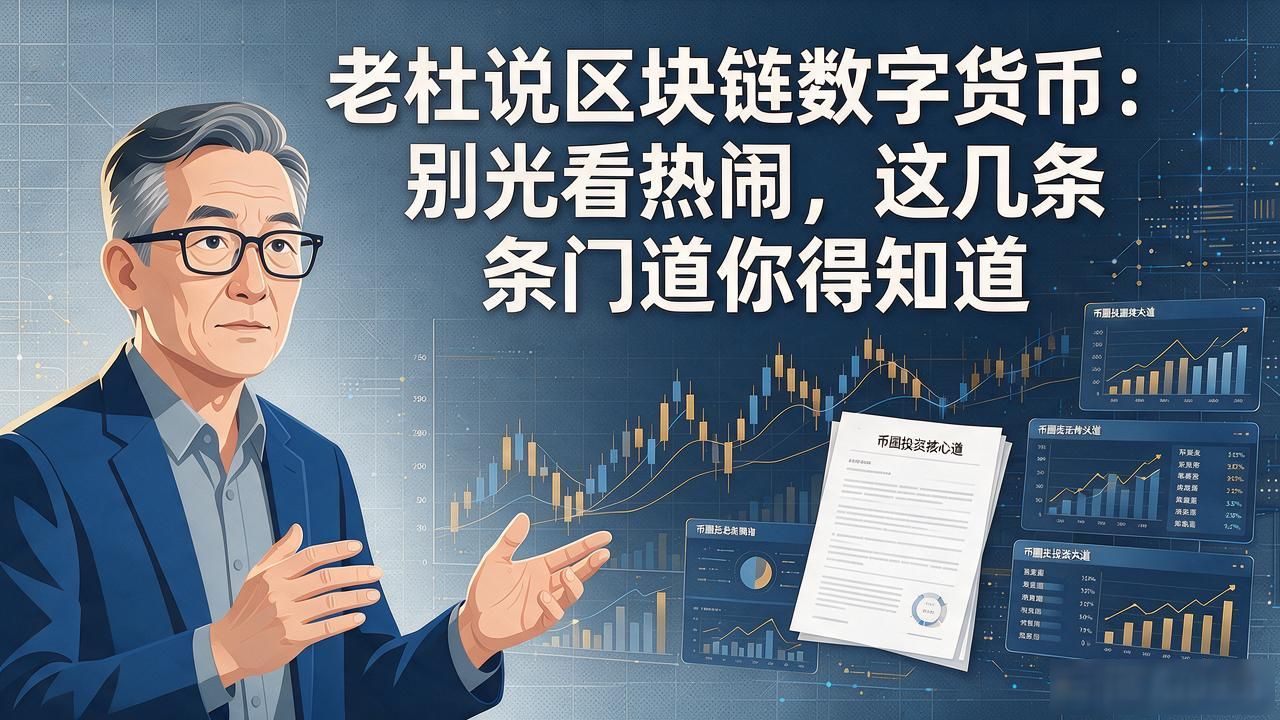 老杜说区块链数字货币：别光看热闹，这几条门道你得知道