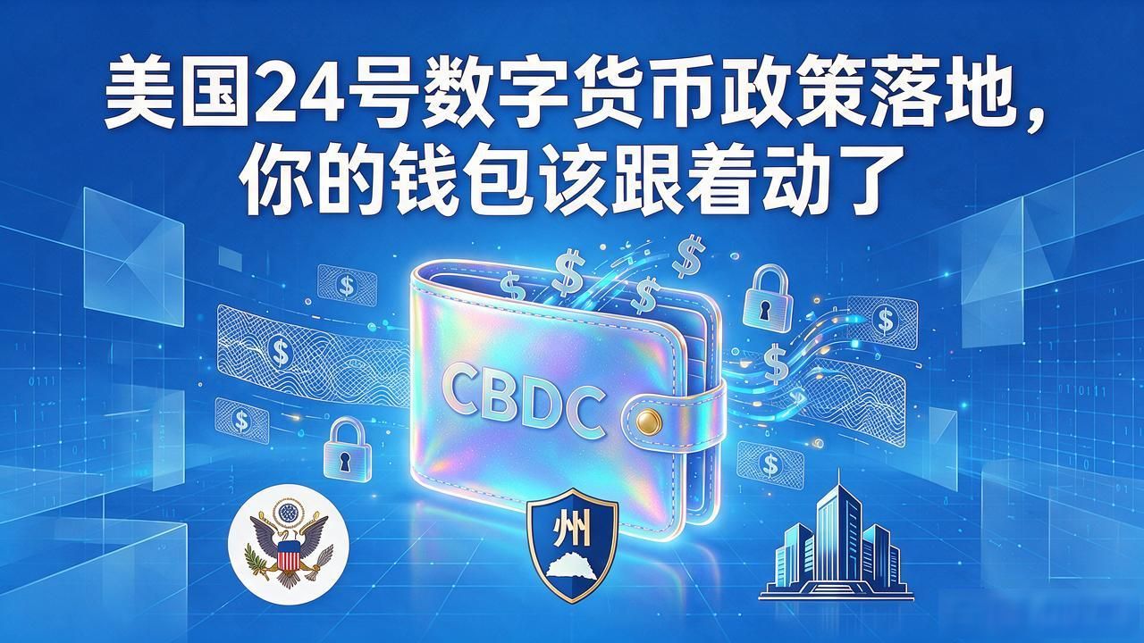 美国24号数字货币政策落地，你的钱包该跟着动了
