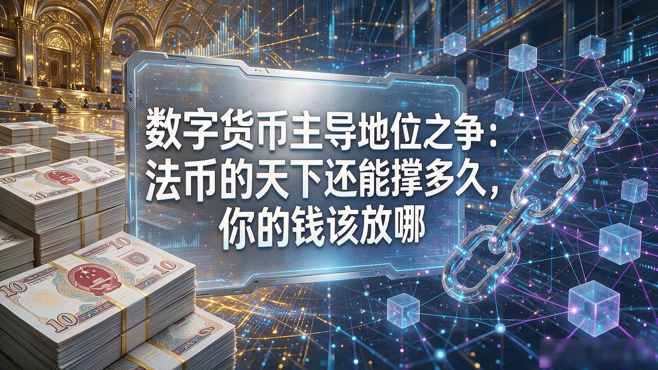 数字货币主导地位之争：法币的天下还能撑多久，你的钱该放哪