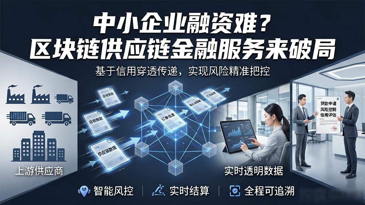 中小企业融资难？区块链供应链金融服务来破局