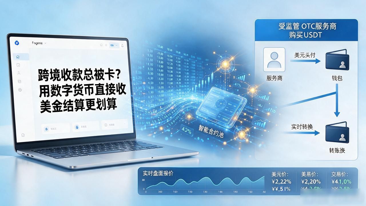 跨境收款总被卡？用数字货币直接收美金结算更划算