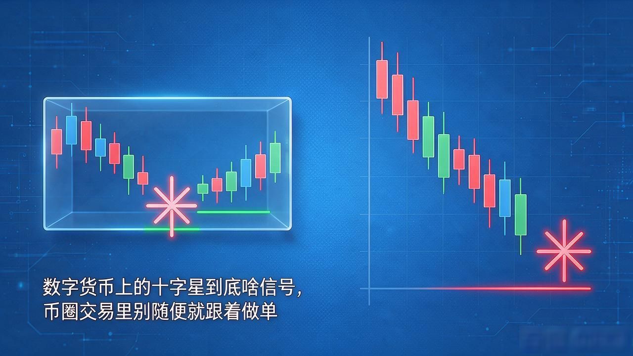 数字货币上的十字星到底啥信号，币圈交易里别随便就跟着做单