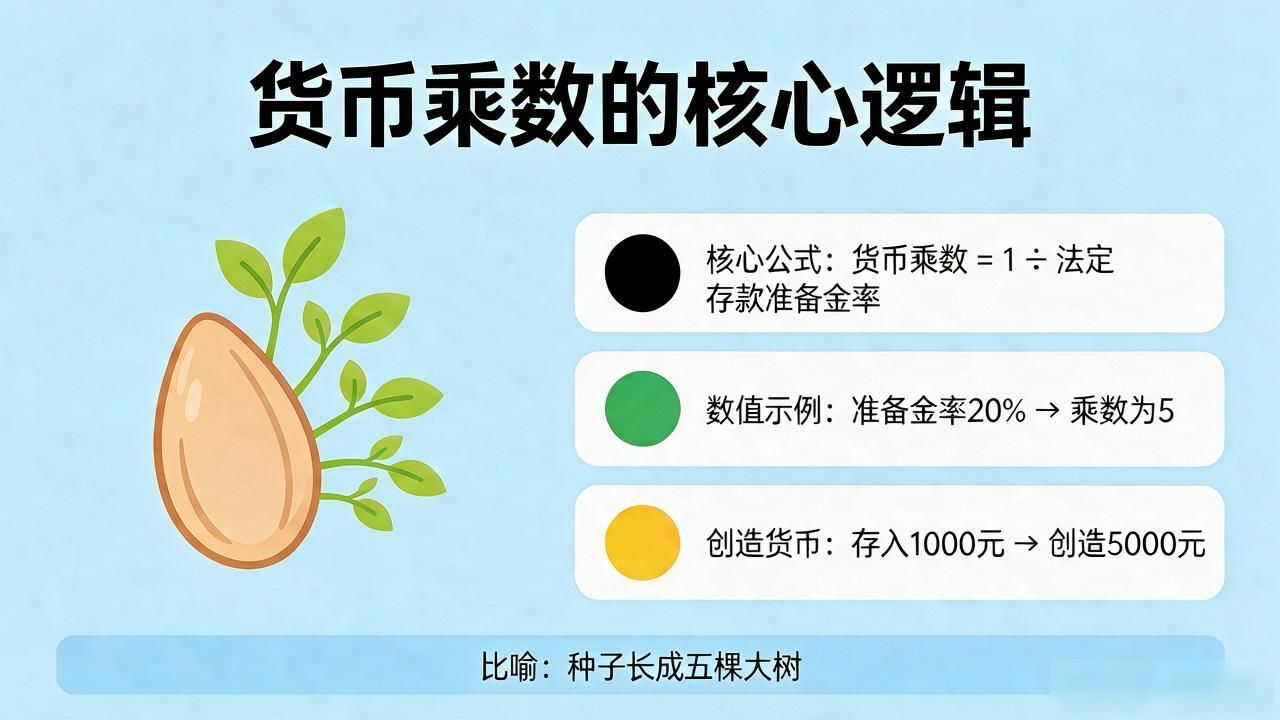 货币乘数字代表什么？一文搞懂银行"印钱"逻辑