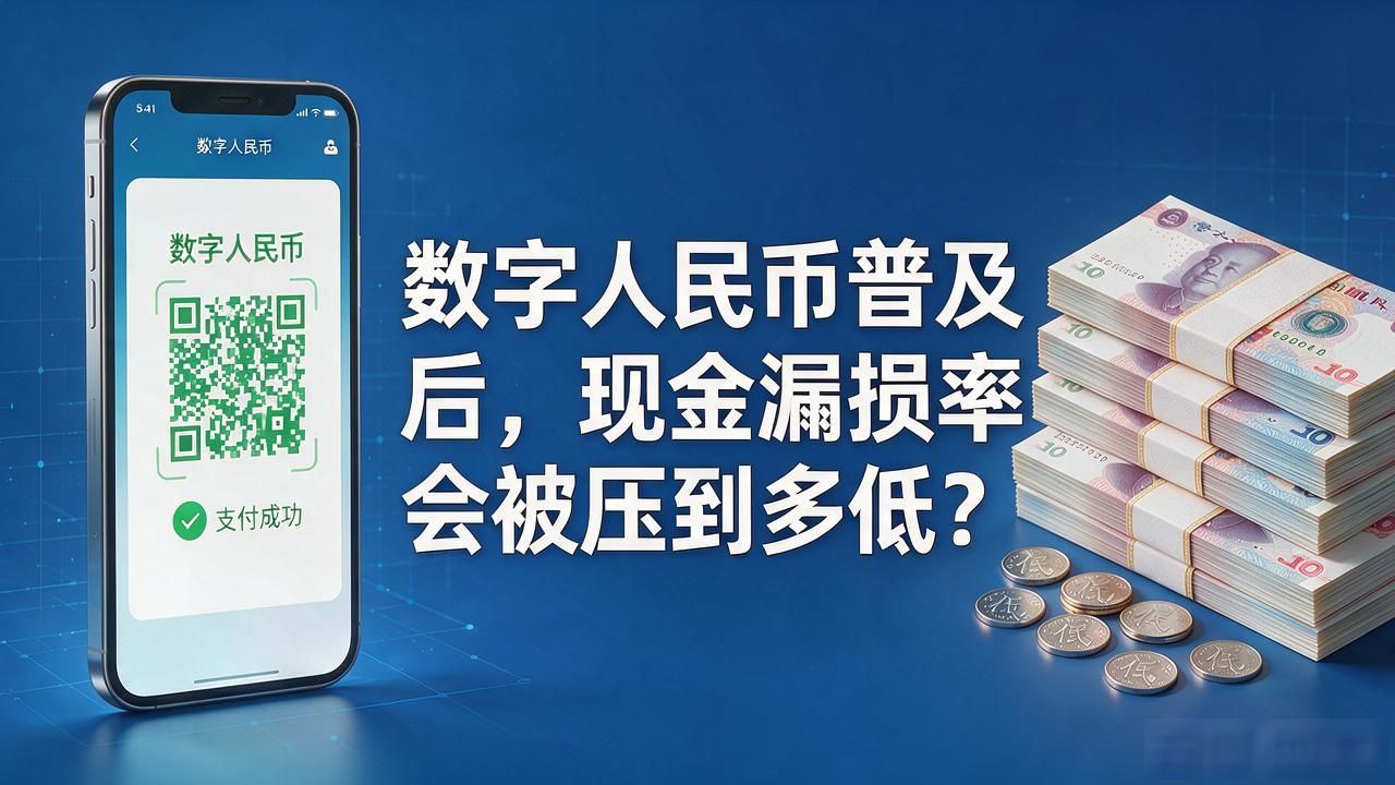 数字人民币普及后，现金漏损率会被压到多低？银行人掏心窝说说