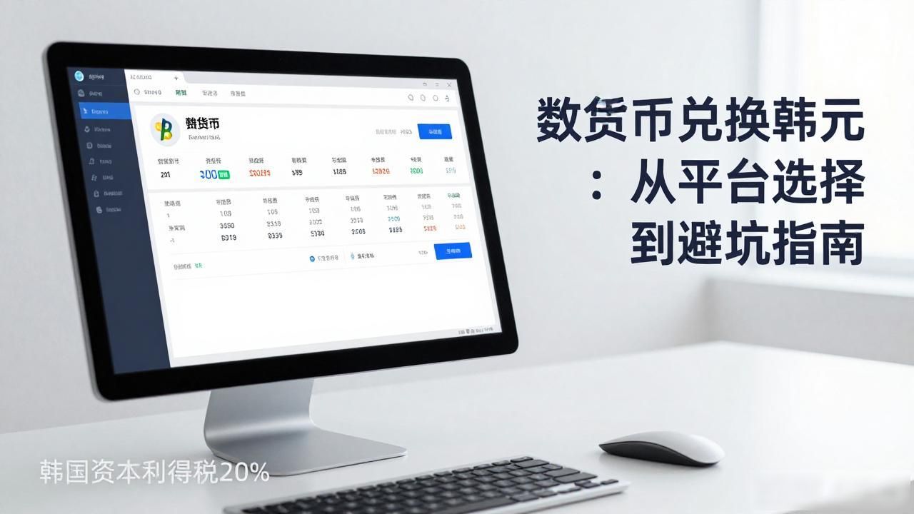 数字货币兑换韩元：从平台选择到避坑指南