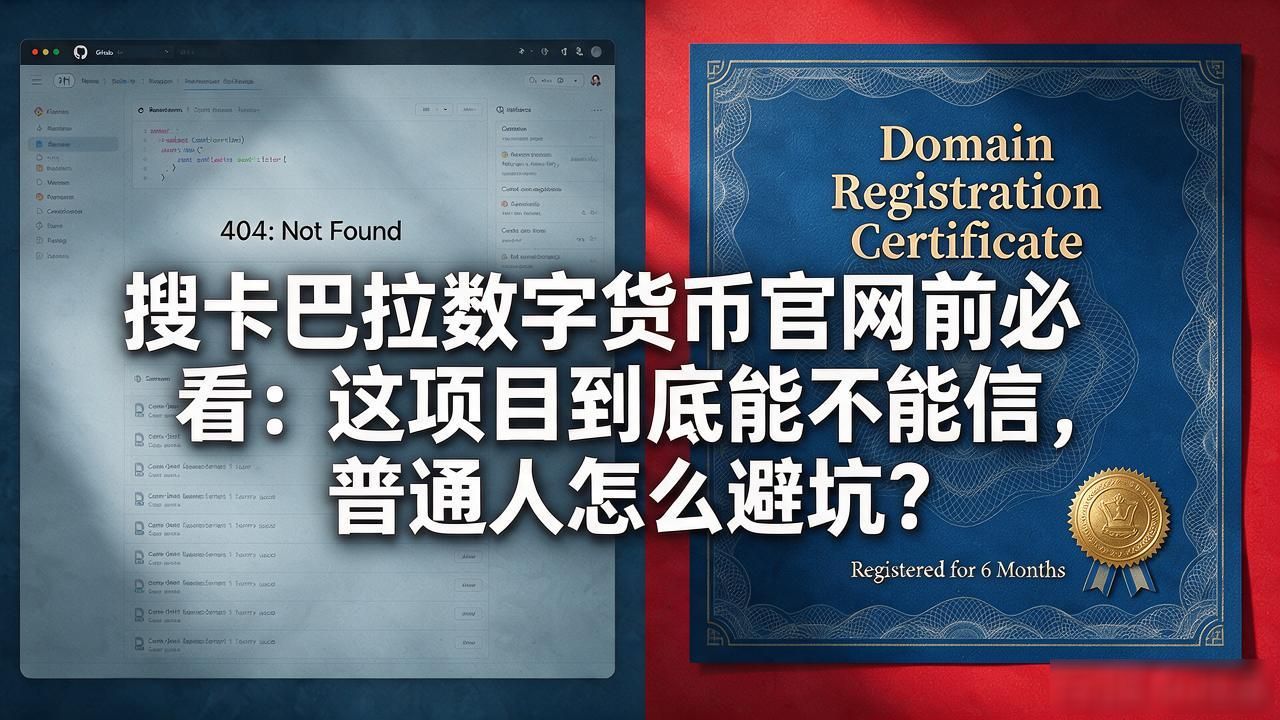 搜卡巴拉数字货币官网前必看：这项目到底能不能信，普通人怎么避坑