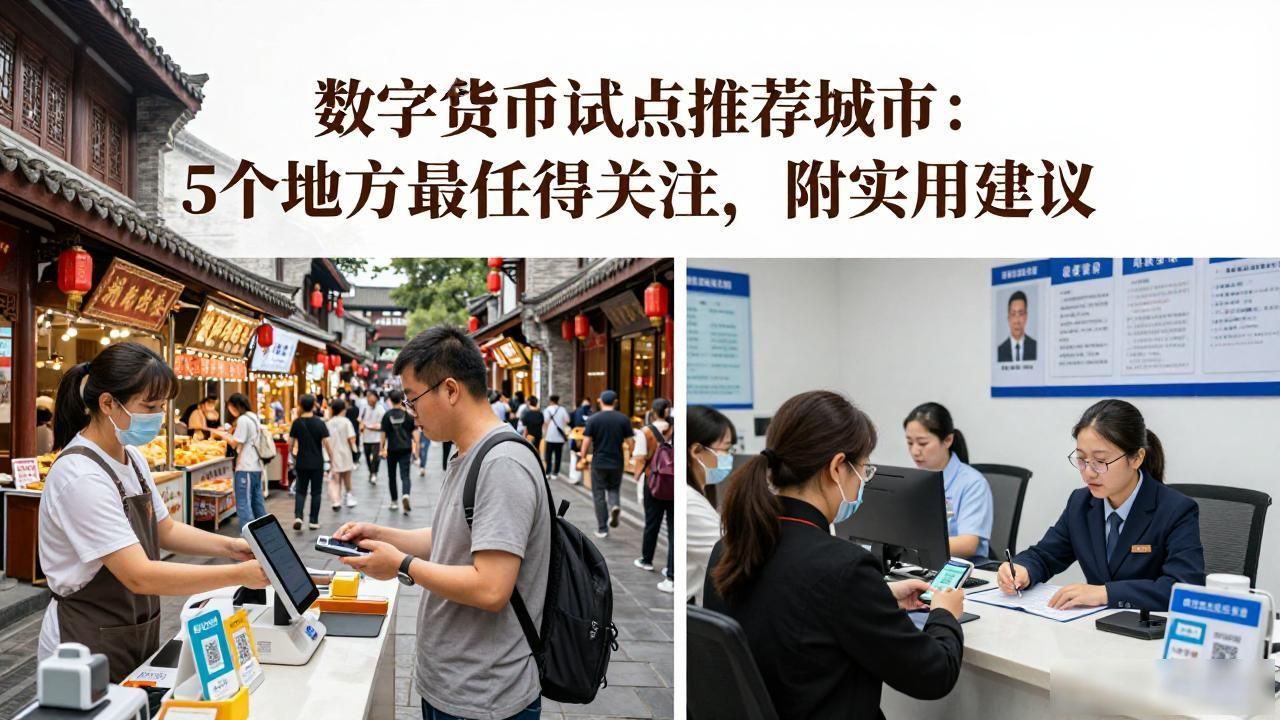 数字货币试点推荐城市：5个地方最值得关注，附实用建议