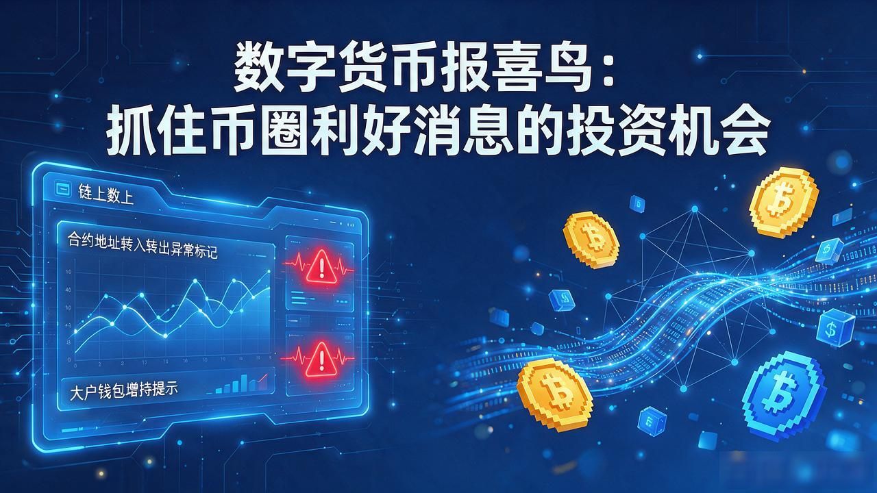 数字货币报喜鸟：抓住币圈利好消息的投资机会