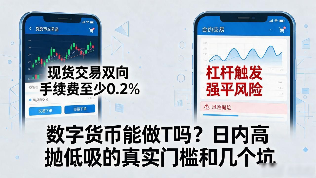数字货币能做T吗？日内高抛低吸的真实门槛和几个坑