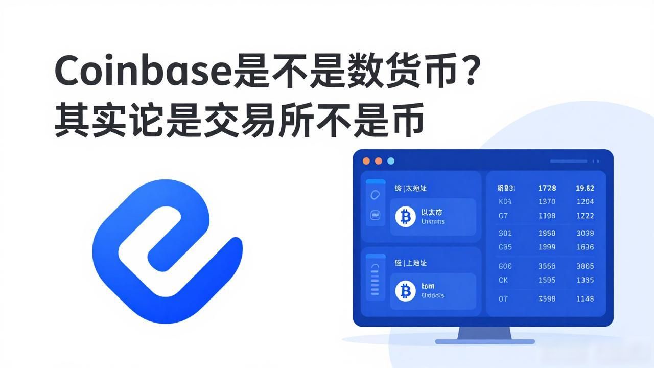 Coinbase是不是数字货币？其实它是交易所不是币