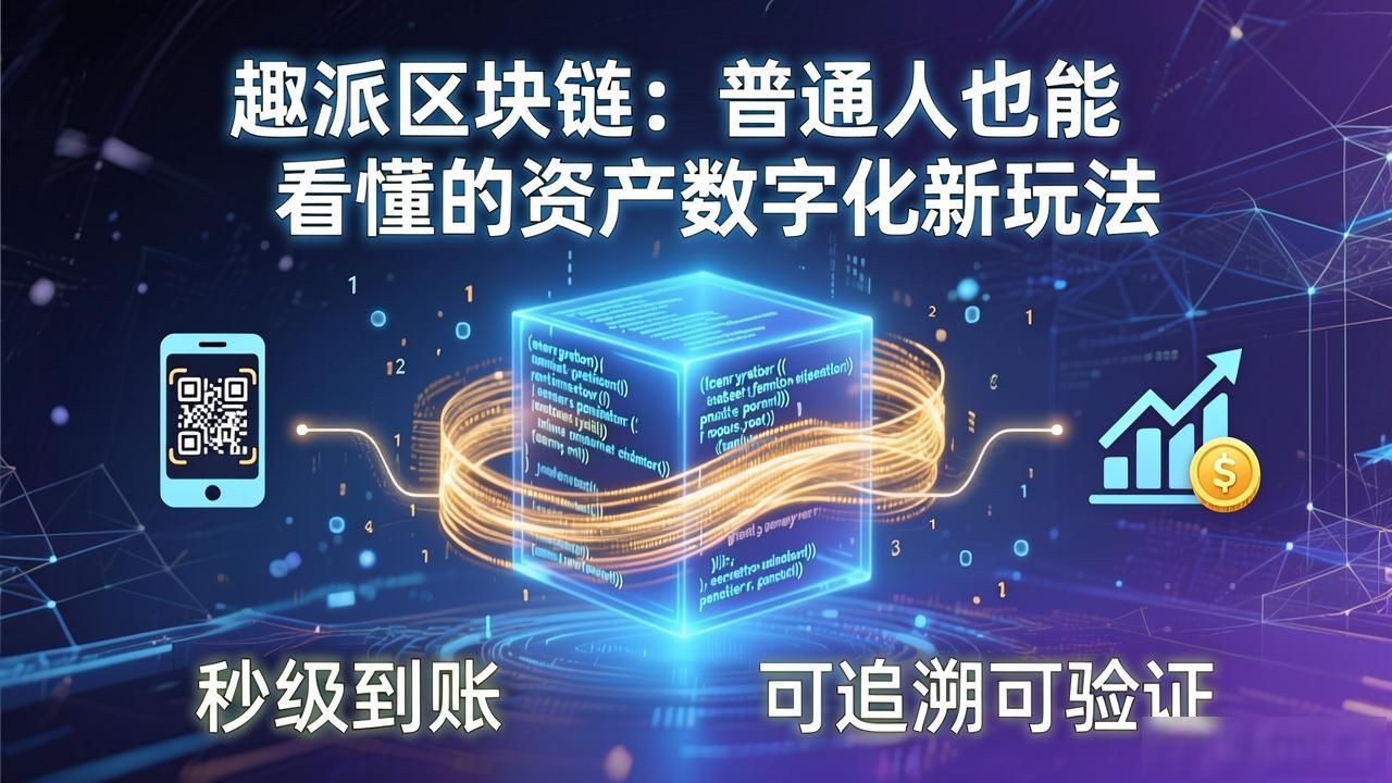 趣派区块链：普通人也能看懂的资产数字化新玩法