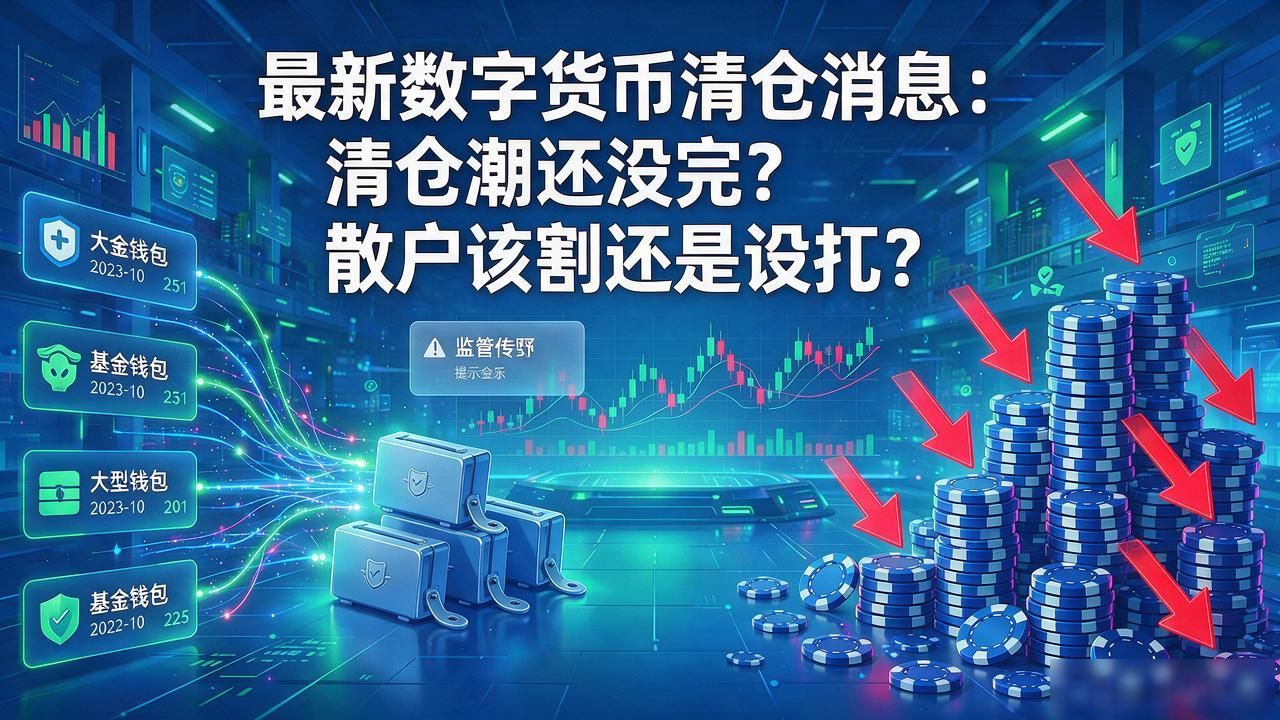 最新数字货币清仓消息：清仓潮还没完？散户该割还是该扛