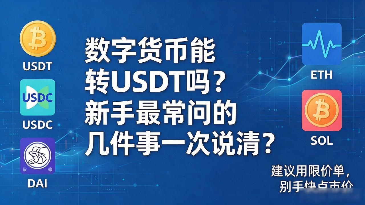 数字货币能转USDT吗？新手最常问的几件事一次说清