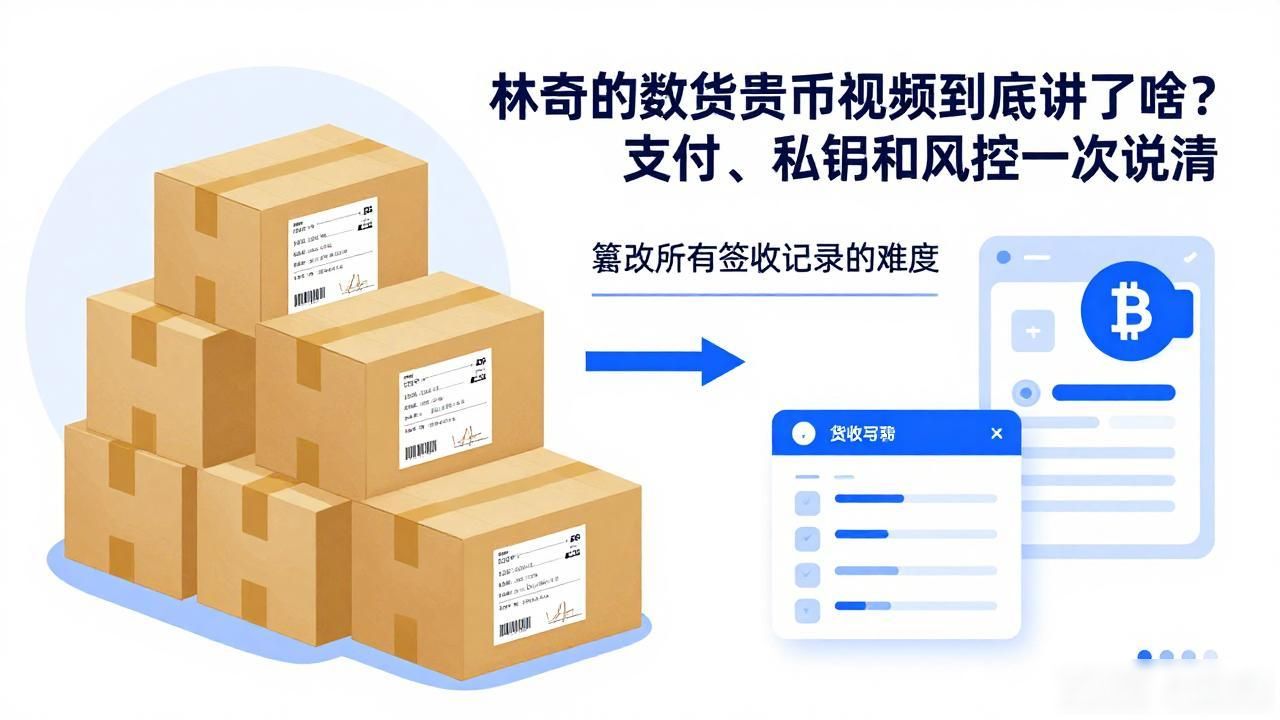 林奇的数字货币视频到底讲了啥？支付、私钥和风控一次说清