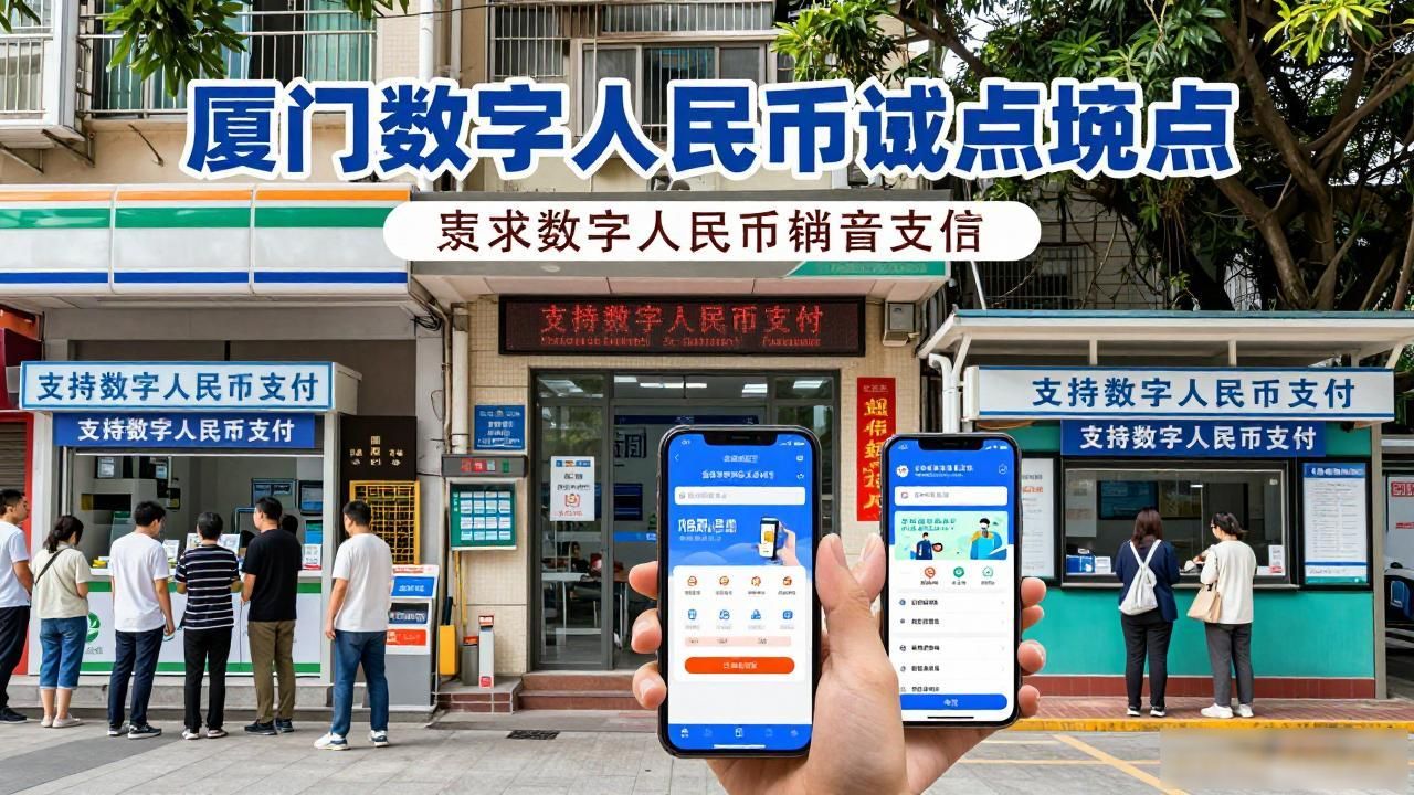 厦门数字人民币发放网点全攻略