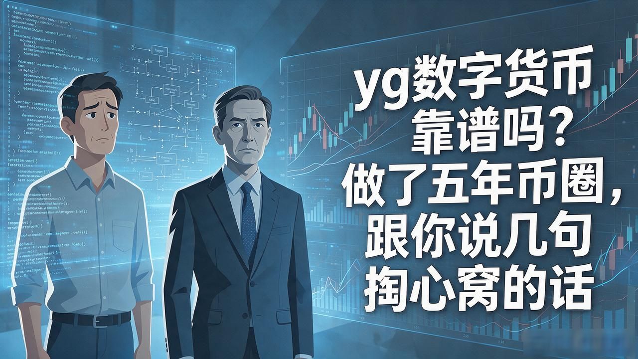 yg数字货币靠谱吗？做了五年币圈，跟你说几句掏心窝的话