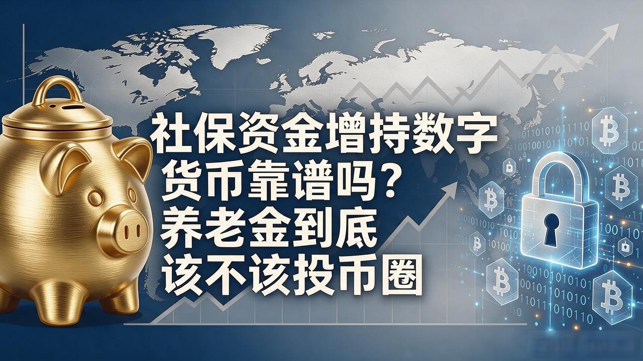 社保资金增持数字货币靠谱吗？养老金到底该不该投币圈