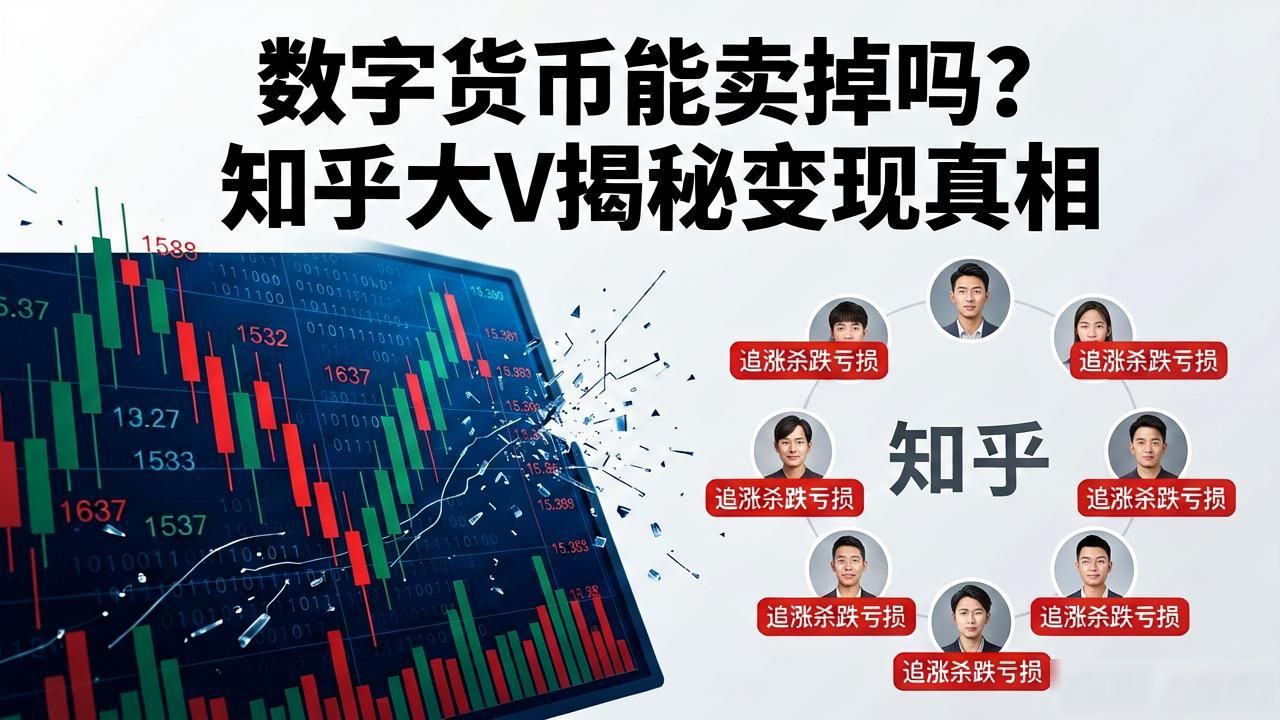 数字货币能卖掉吗？知乎大V揭秘变现真相
