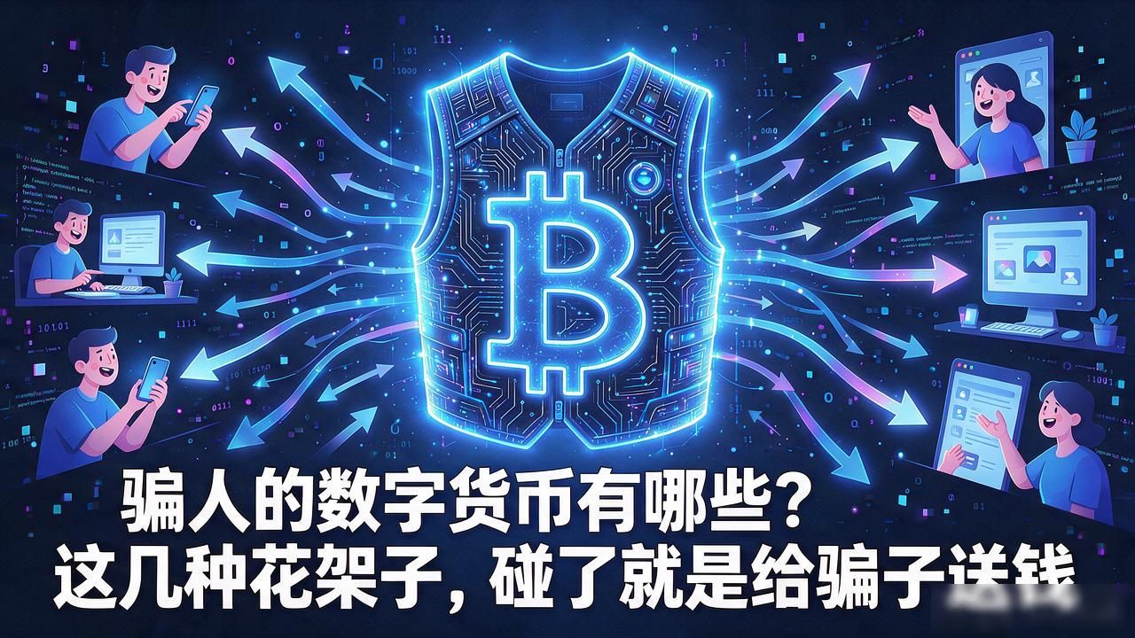 骗人的数字货币有哪些？这几种花架子，碰了就是给骗子送钱