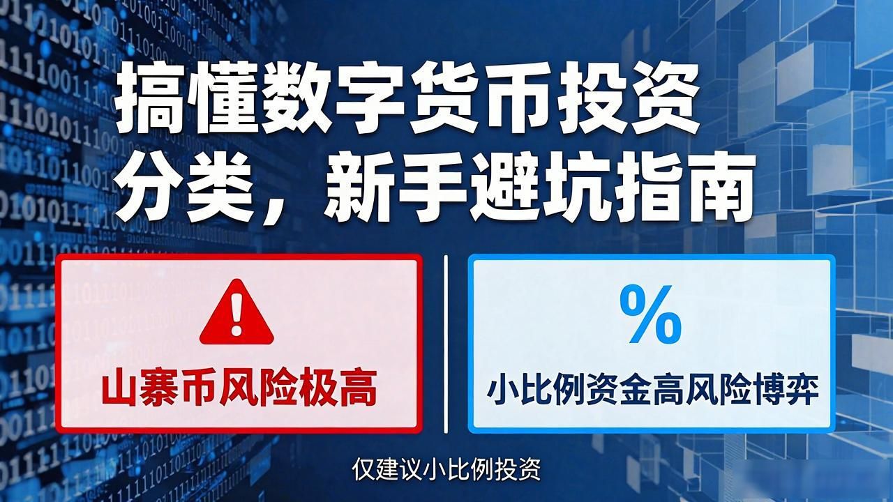 搞懂数字货币投资分类，新手避坑指南