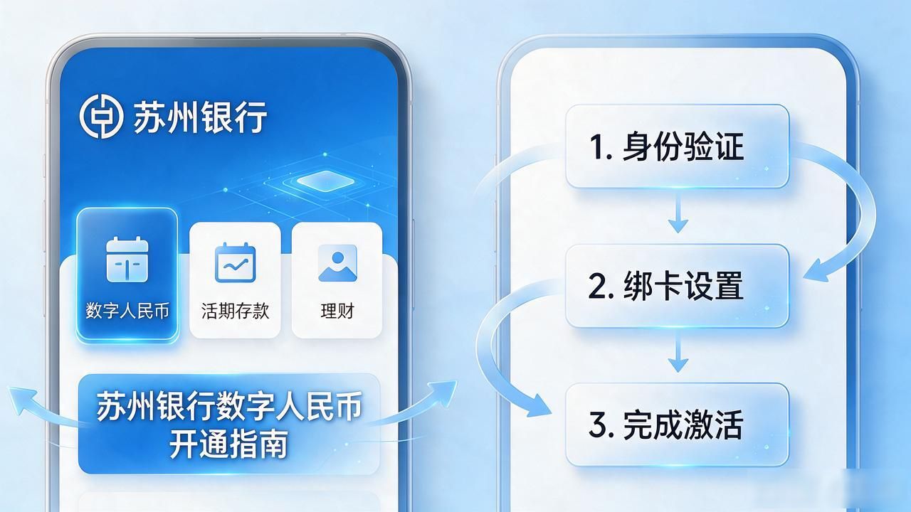 苏州银行数字人民币开通指南：央行数字货币怎么用