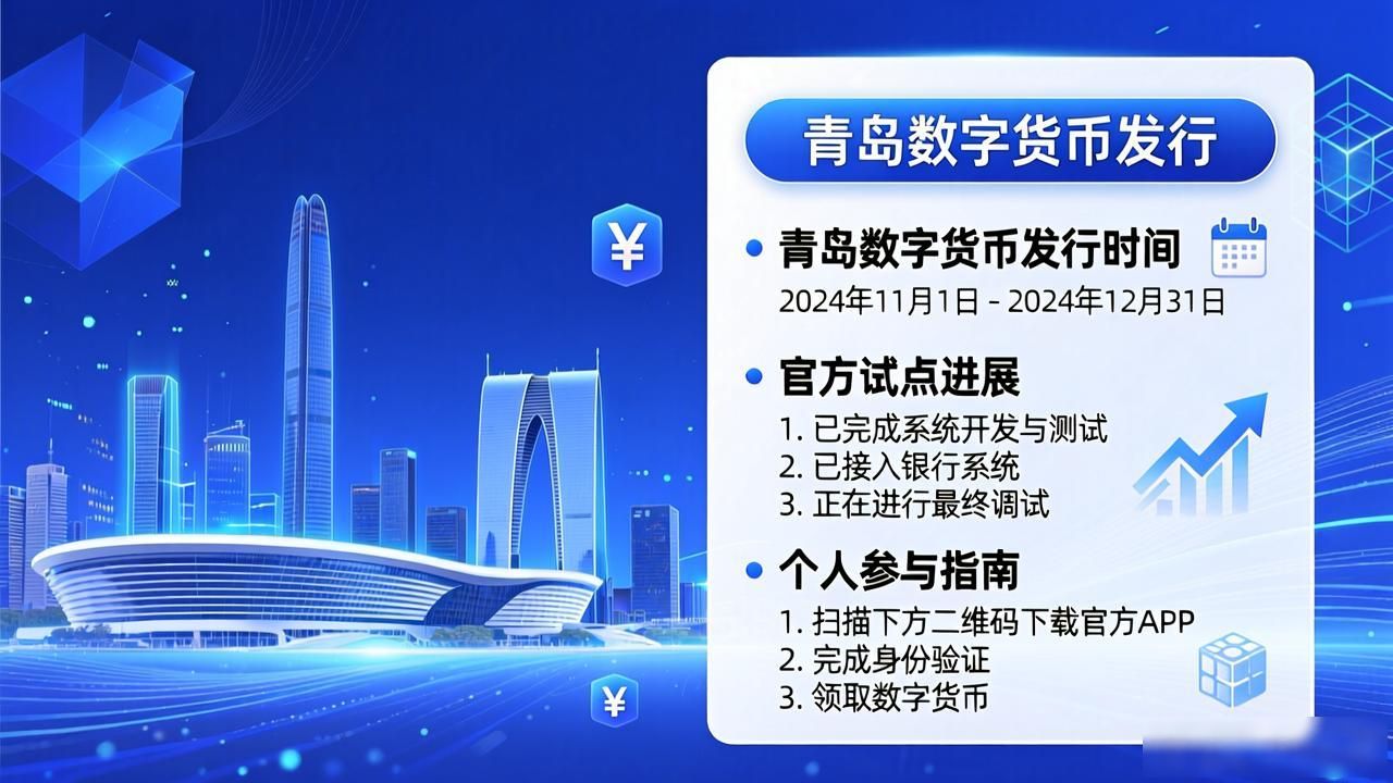 青岛数字货币发行时间：官方试点进展与个人参与指南