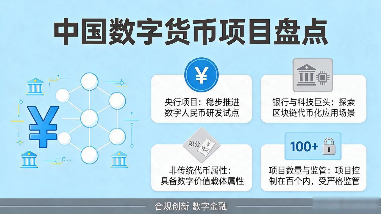 数字货币中国有多少个_中国合规数字货币项目数量 数字人民币与加密资产区别 国内区块链代币化应用监管