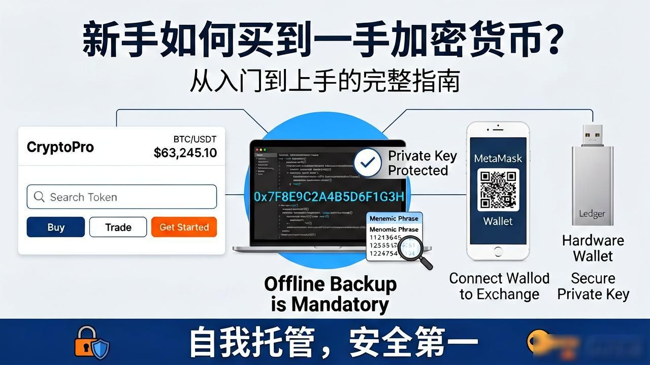 新手如何买到一手加密货币？