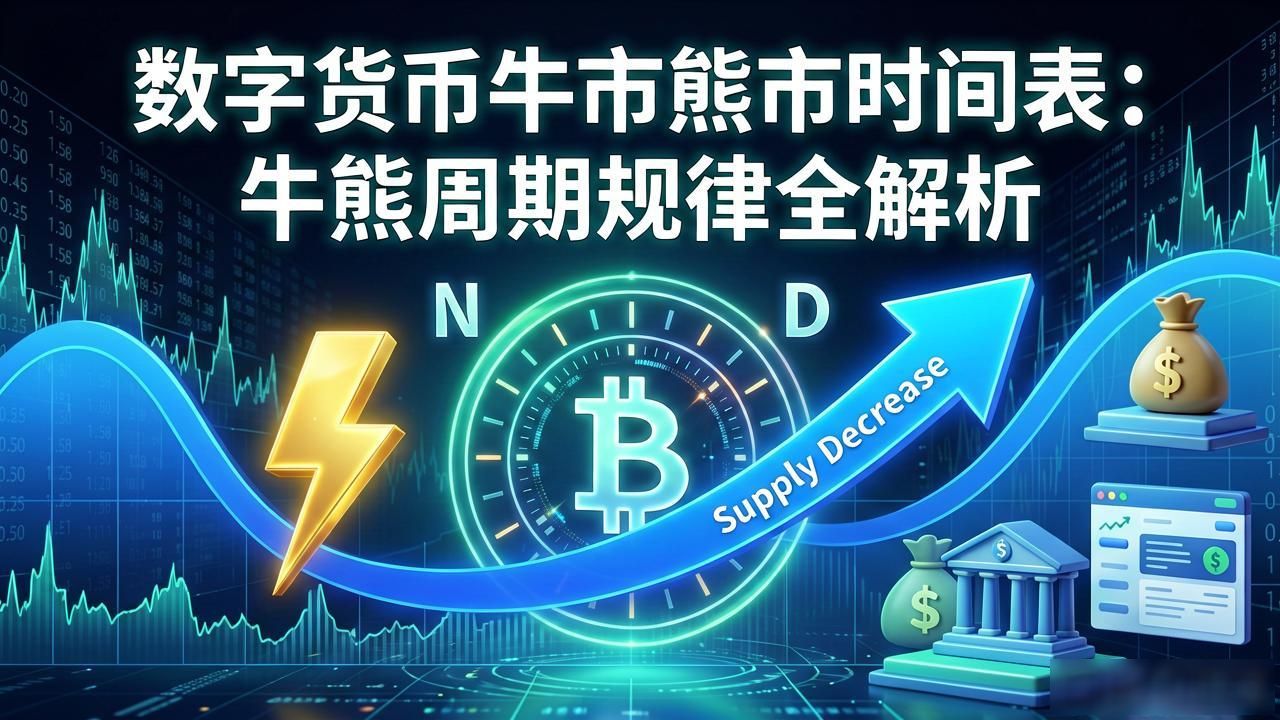 数字货币牛市熊市时间表：牛熊周期规律全解析